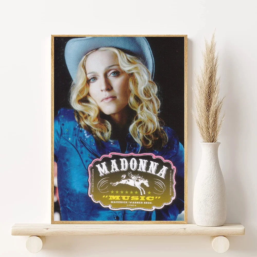 Madonna Bad Girl Retro Print Poster HD art sticky wall waterproof home living room bedroom bar aesthetic decoration Peaceful Pleasures Health and Wellness z24 50X70cmNoframe