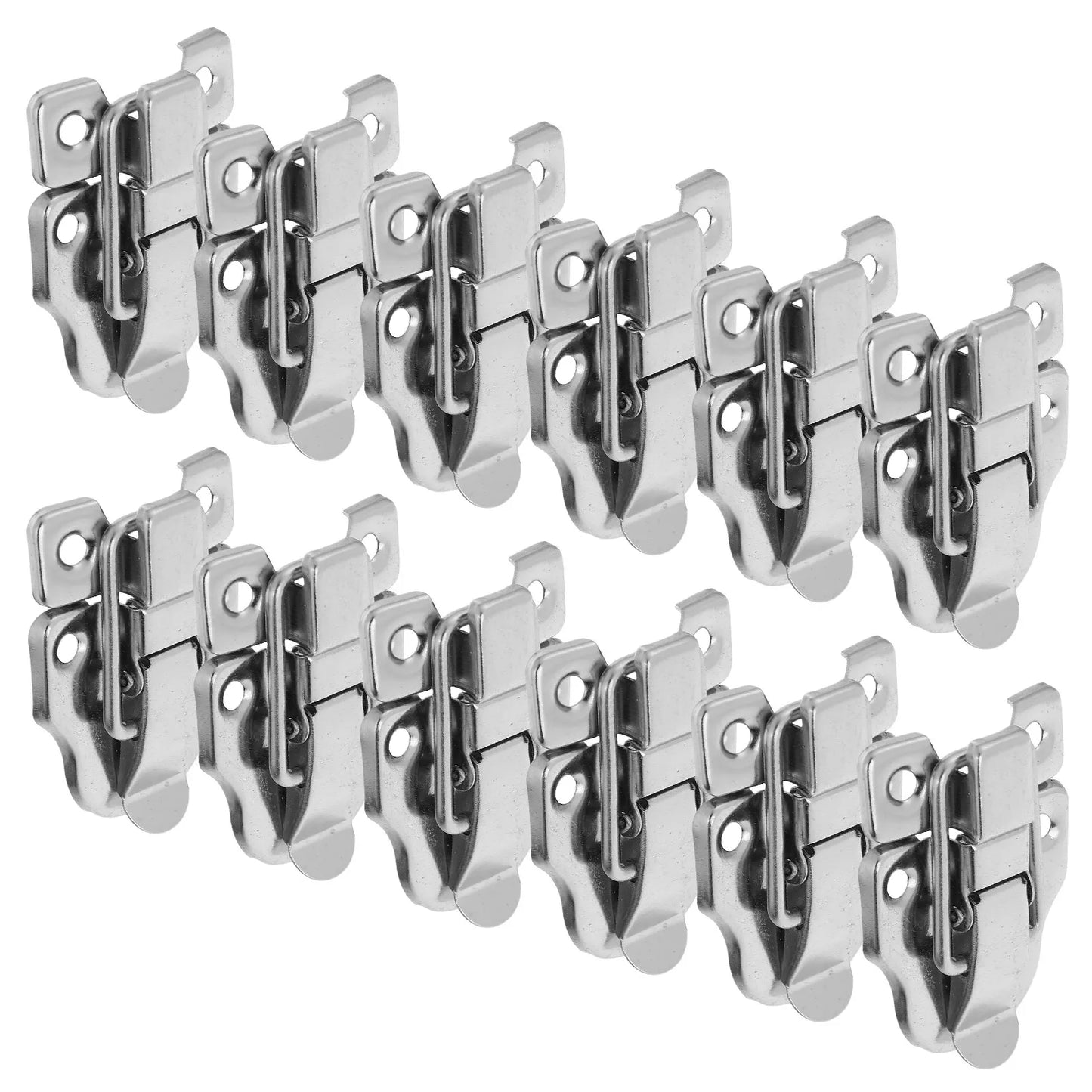 12Pcs Classical Box Latch Hardware Decorative Metal Hasp Toggle Lock for Wood Boxes Jewelry Cases Tool Chests DIY Storage Peaceful Pleasures Health and Wellness