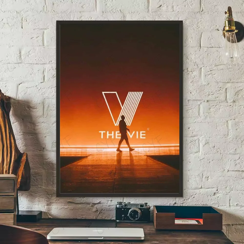 D-Damso Qalf Rapper Poster HD art sticky wall waterproof home living room bedroom bar aesthetic decoration Peaceful Pleasures Health and Wellness z17 21X30cmNoframe