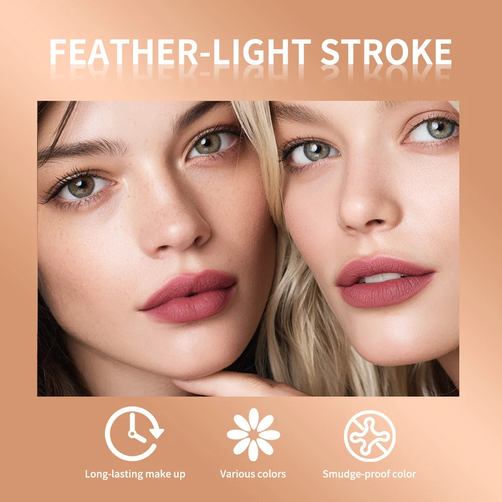Lakerain Lip Liner Flexible Ballpoint Felt Tip Long Lasting Lip Liner Stain Waterproof No Transfer & Smudges 8 Color Lips Makeup Peaceful Pleasures Health and Wellness