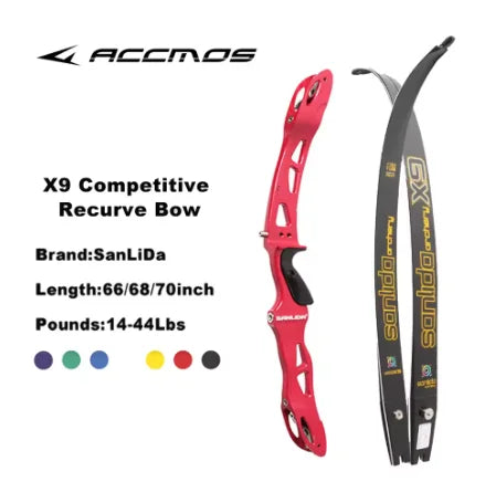 Sanlida Miracle X9 Intermediate ILF Bow Riser Recurve Target 25''
