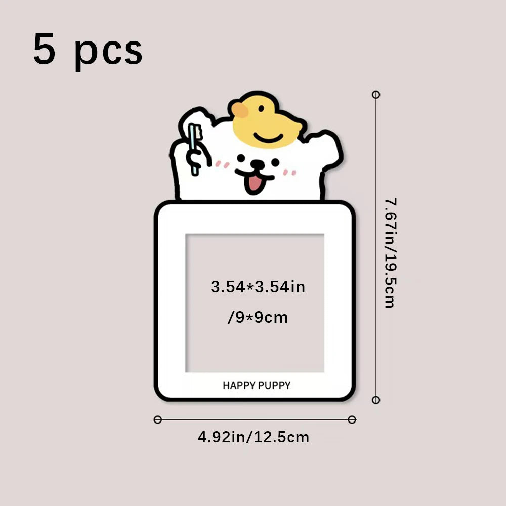 5 Sets Cute Dog Mushroom Element Switch Decorative Stickers Creative