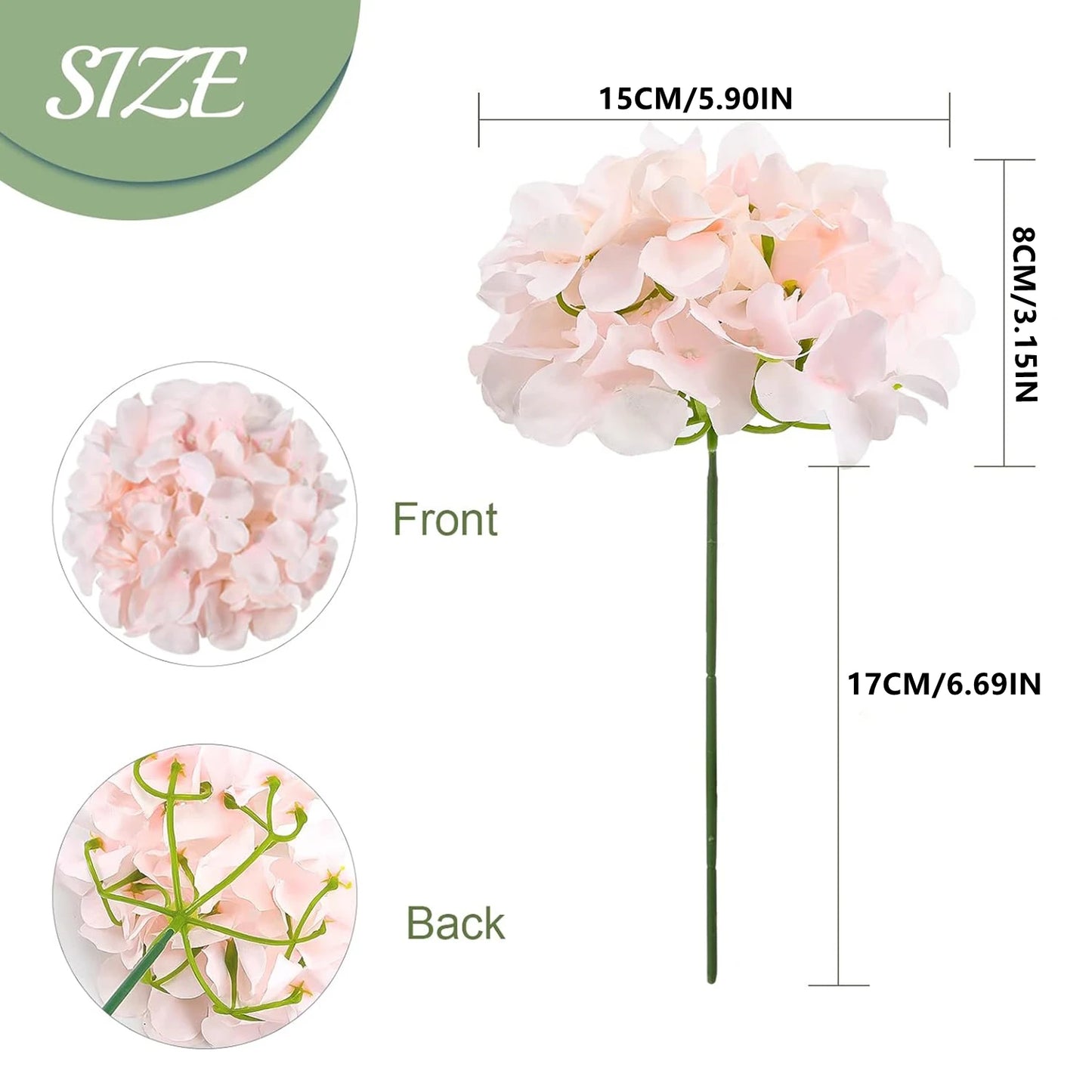 Silk Hydrangea Artificial Flowers – Wedding & Home Décor
