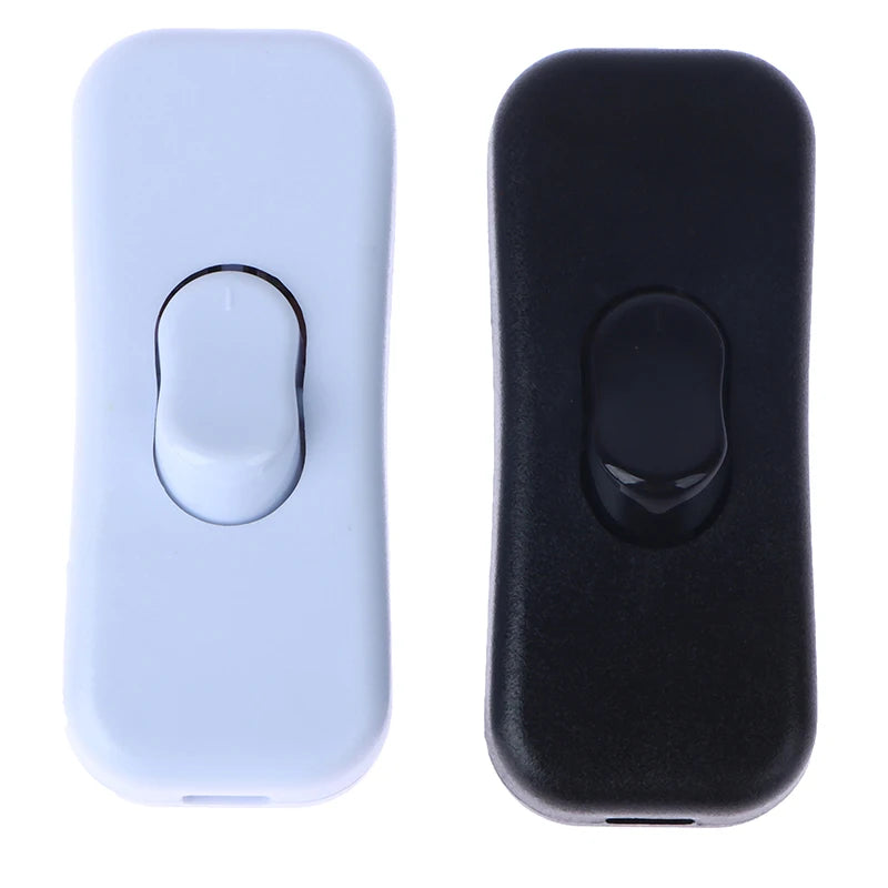Light Switch AC 250V ON/OFF Table Desk Lamp Cord Toggle Rocker Switches Control For LED Lights Wiring Electric Switch Peaceful Pleasures Health and Wellness