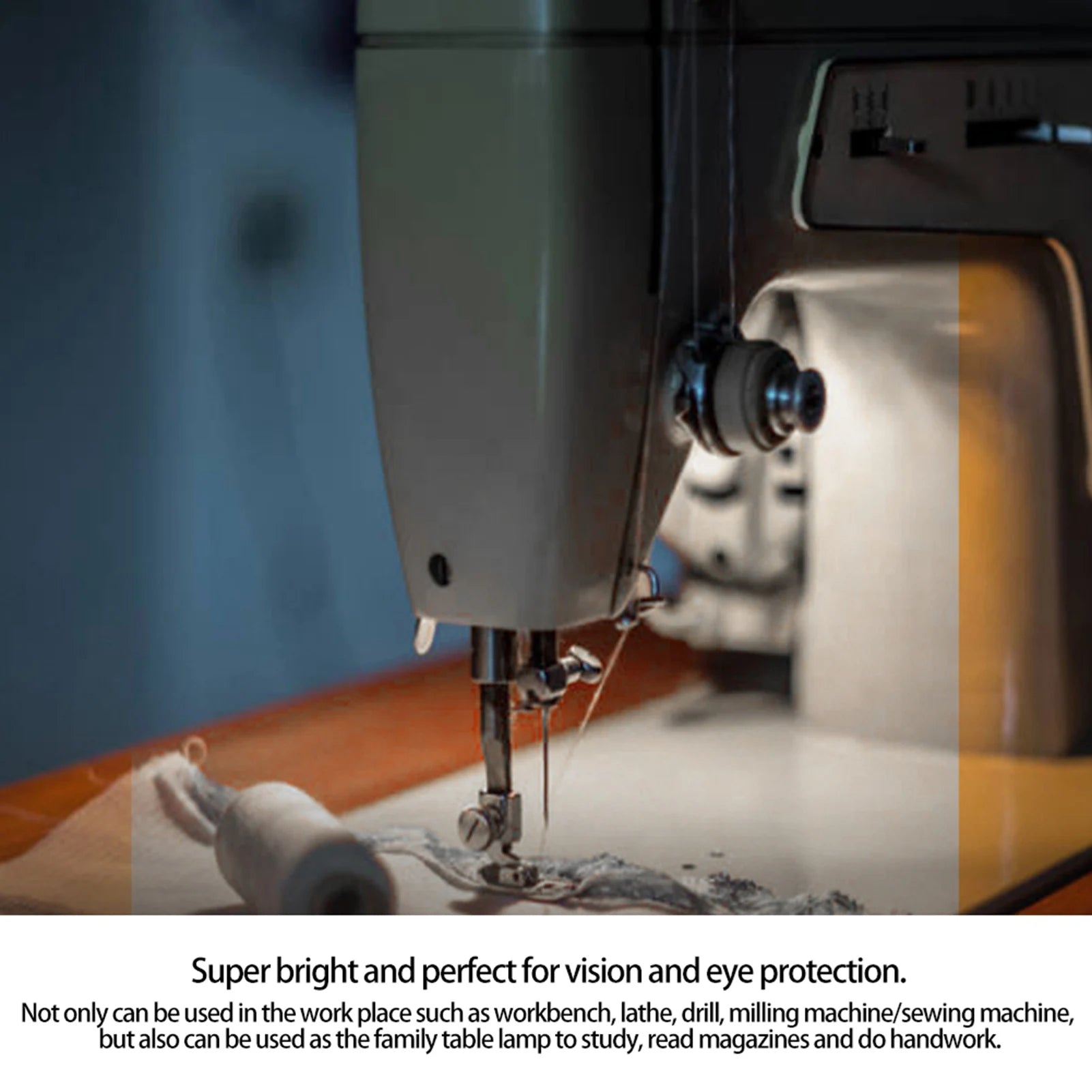 Working Gooseneck Lamp LED Light Flexible Gooseneck Lamp with Magnetic Base for Sewing Machine Sewing Machine Light Peaceful Pleasures Health and Wellness