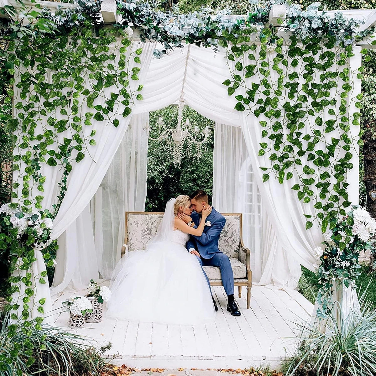 Artificial Silk Ivy Vine Creeper – Fake Plant Wall & Wedding Decor