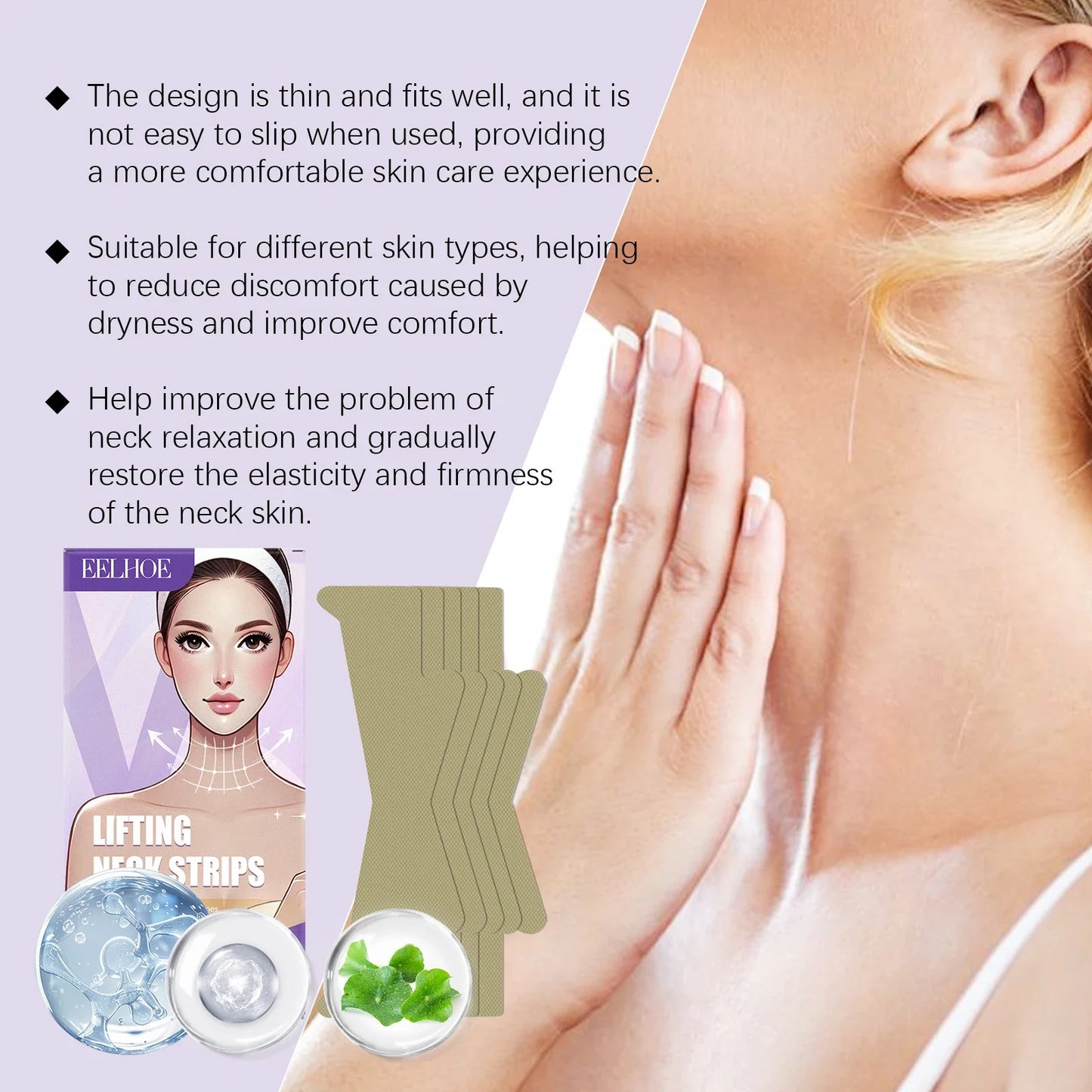 Eelhoe Neck Tightening Patch – Moisturizing & Anti-Wrinkle