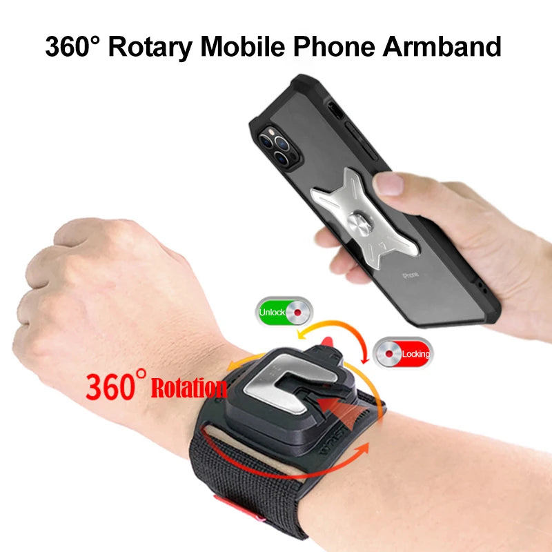 360° Rotatable Cell Phone Armband On The Phone Run Sport Armband Bag Mobile Sport Bag For Phone Bag Sports Cell Phone Holder Peaceful Pleasures Health and Wellness