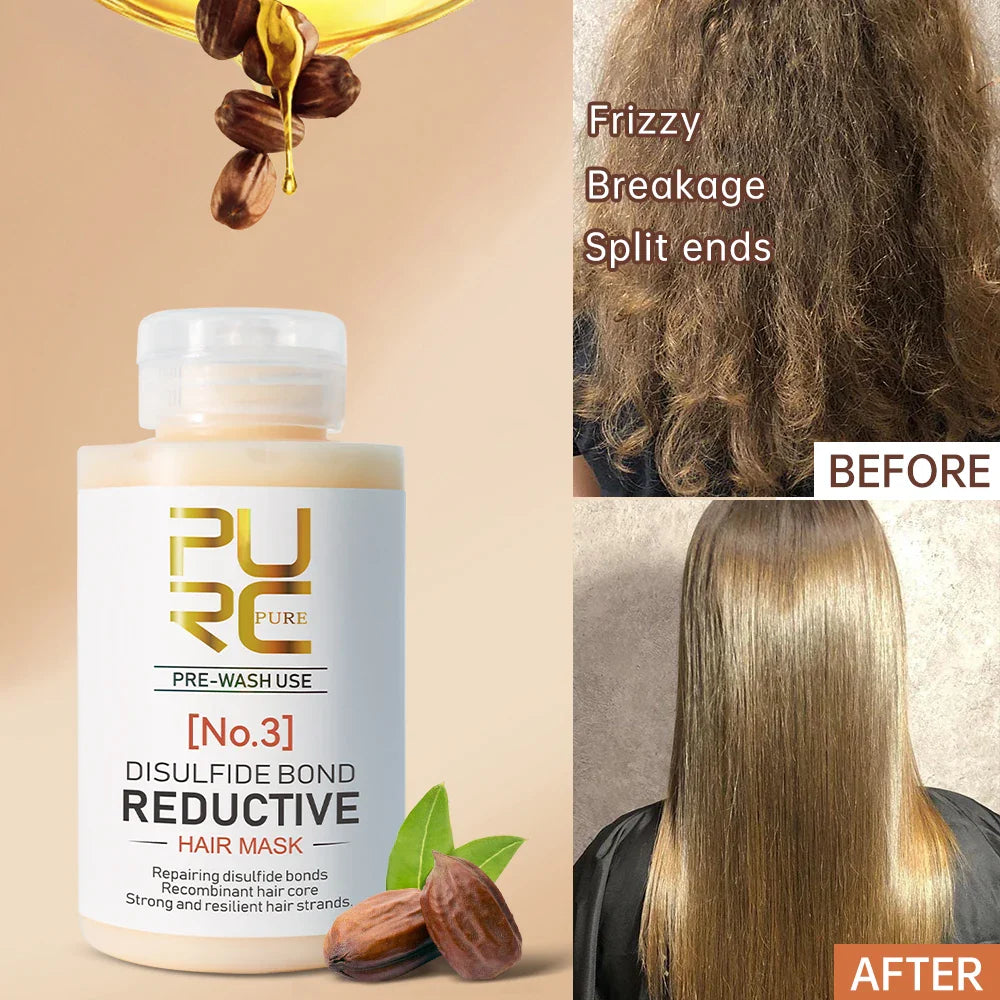 PURC Keratin Hair Mask – Disulfide Bond Repair & Smoothing