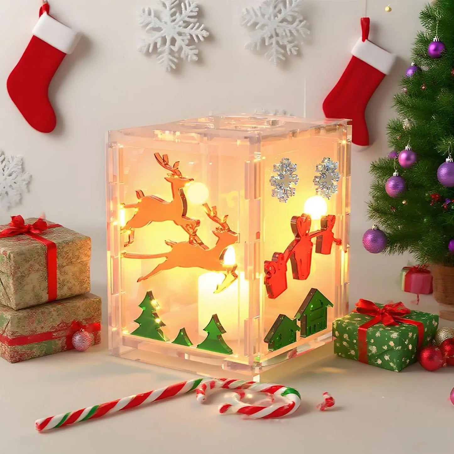 Christmas Molds For Resin 6-Piece Silicone Epoxy Resin Casting Mold For Craft Reusable Mould Craft Supplies For Wax Plaster Peaceful Pleasures Health and Wellness