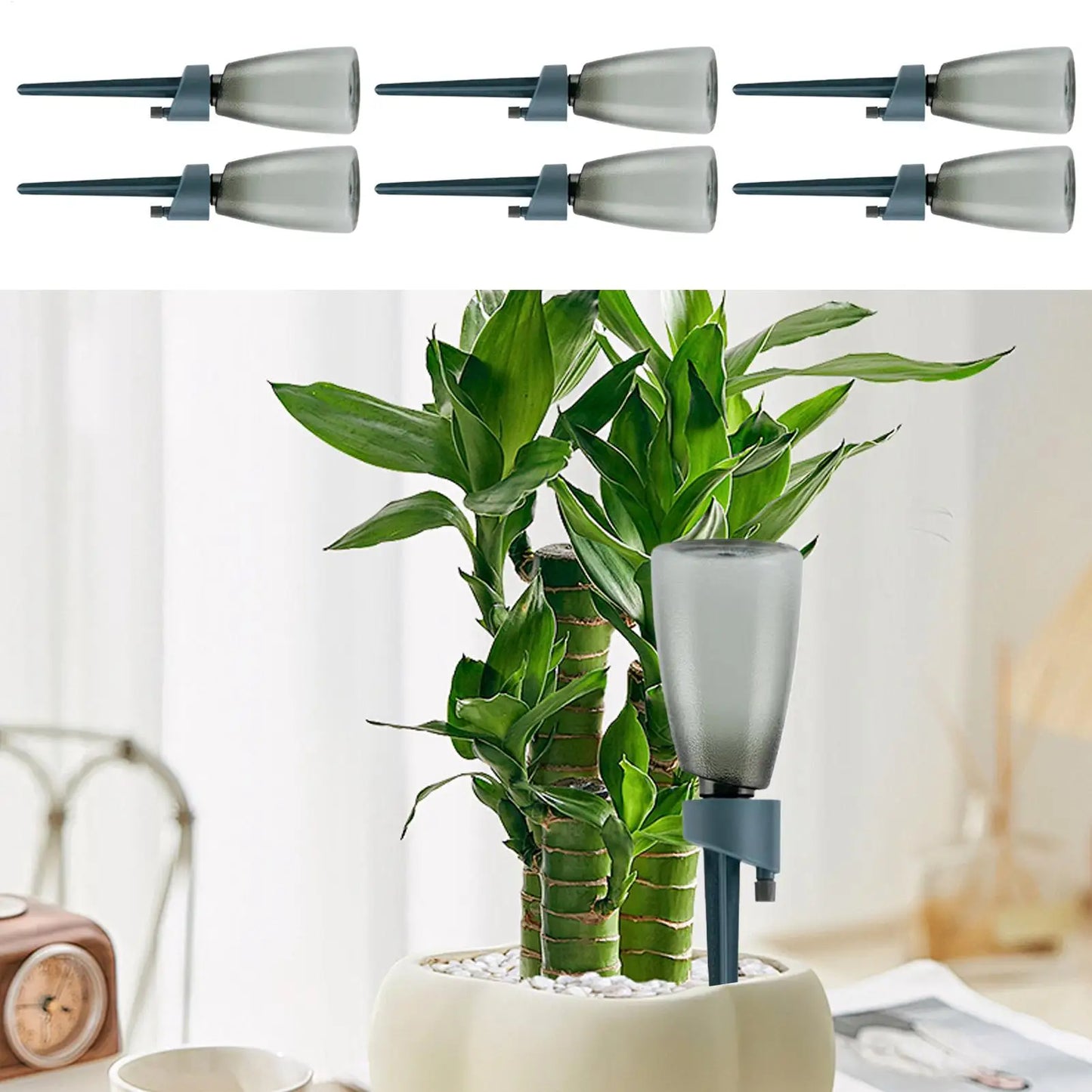 6-Pack Self Watering Spikes | Automatic Drip Irrigation Garden