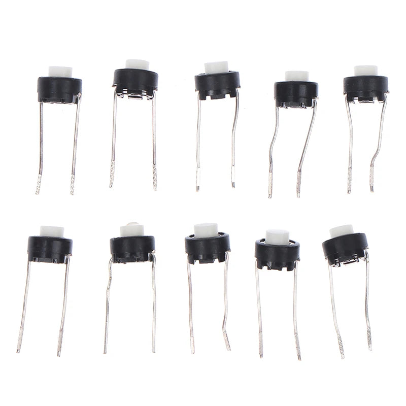 10pcs/lot 6x6x5mm Mini Micro Momentary Tactile Push Button Switch 6*6*5mm 4 Pin ON/OFF Keys Button DIP Micro Switch Accessories Peaceful Pleasures Health and Wellness