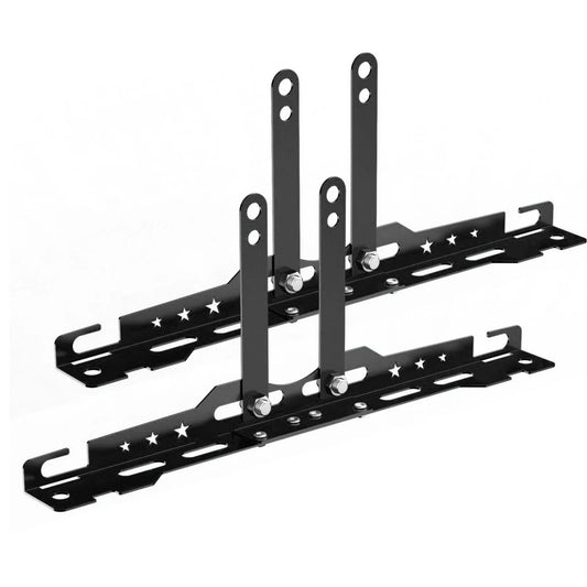 Wheel Alignment Tool Black Iron Automotive Toe Plate 2 Tape Measures Peaceful Pleasures Health and Wellness