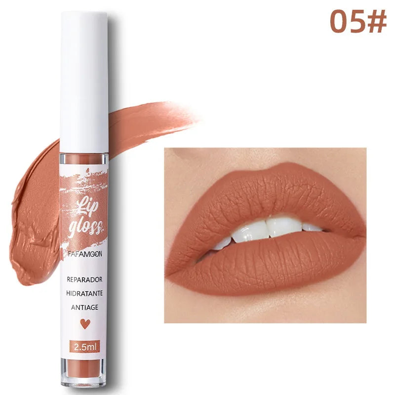 Korean Matte Liquid Lipstick – Waterproof Long-Lasting Lip Glaze