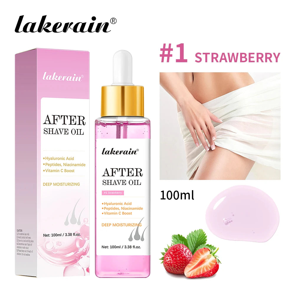 Strawberry Scent After Shave Oil Gently Moisturizes Softens Careens The Skin Beauty Women For Smooth Skin Prevent Ingrown Hairs Peaceful Pleasures Health and Wellness 01 Strawberry