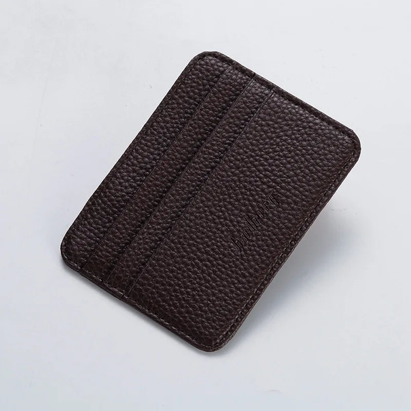 Women Slim Minimalist Wallet Ultra-Thin Wear-resistant Large Capacity Wallet for Money Business Cards Peaceful Pleasures Health and Wellness 4