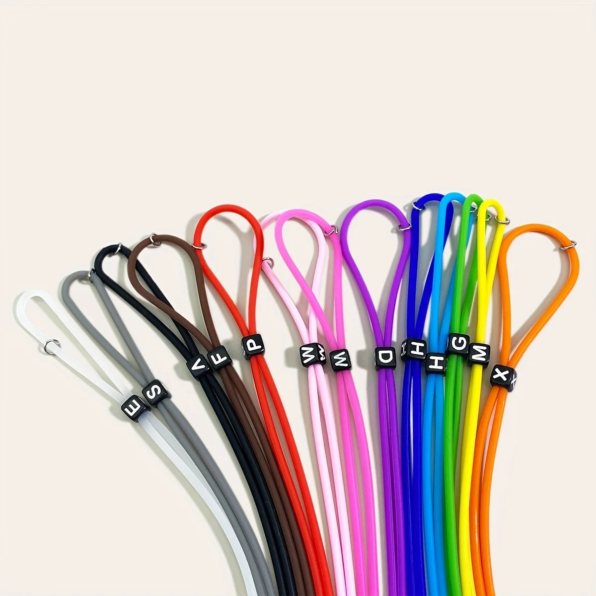 12pcs/24pcs Sports Eyewear Retainer Candy Color Silicone Sunglasses Women Eyeglasses Straps Adjustable Glasses Elastic Holder Peaceful Pleasures Health and Wellness