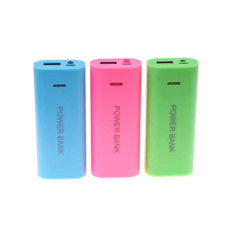Portable Power Bank Case DIY 2Cell 18650 Battery Box For Smart Phone Charge 5V 1A For 18650 Battery With Indicator Light Peaceful Pleasures Health and Wellness