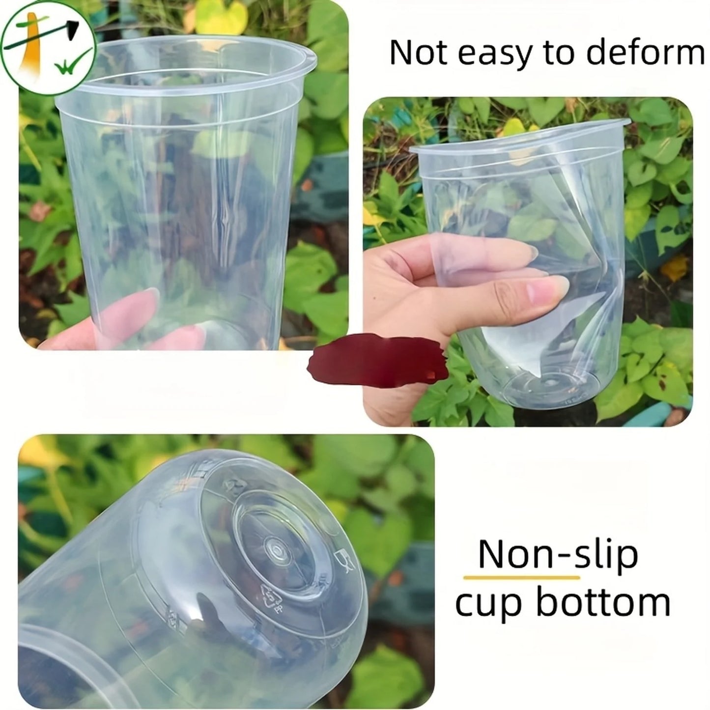 1pc Visible Clear Plants Germination Cup Hydroponic Seed Planter Pots Reusable Durable Seed Starter Tray Plastic View Cups Peaceful Pleasures Health and Wellness