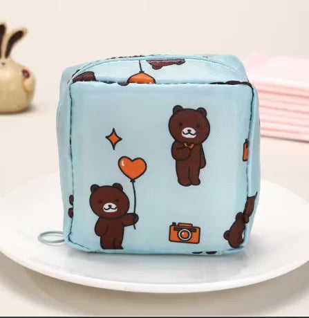 Cute Cartoon Makeup Bag | Travel Cosmetic Organizer Pouch