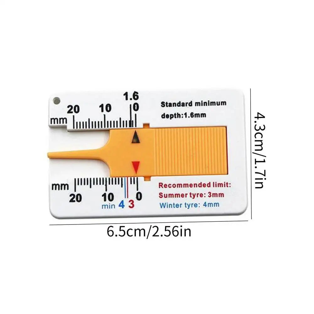 Digital Tire Tread Depth Gauge | 0-25mm Pocket Meter