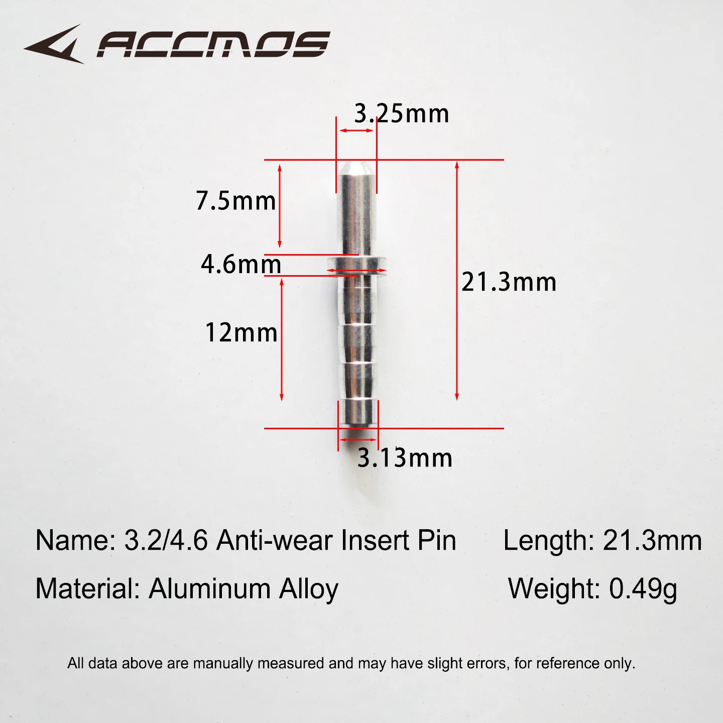 Nock Pin ID3 Aluminum Arrow Tail Shaft Archery Shooting Accessories