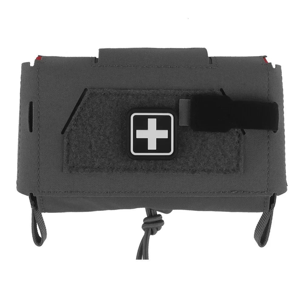 Compact Trauma Kit Tactical IFAK Medical First Aid Kit Pouch Outdoors Hunting Camping Patrol Survival Equipment Agilit Style Peaceful Pleasures Health and Wellness BP-158WG
