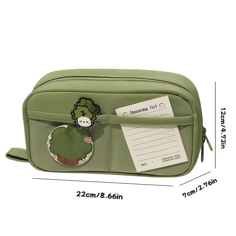 Multi-layer pencil case Volcano Pencil Case, Multi-layer Compartment Storage, High-aesthetic Pencil and Stationery Organizer Peaceful Pleasures Health and Wellness