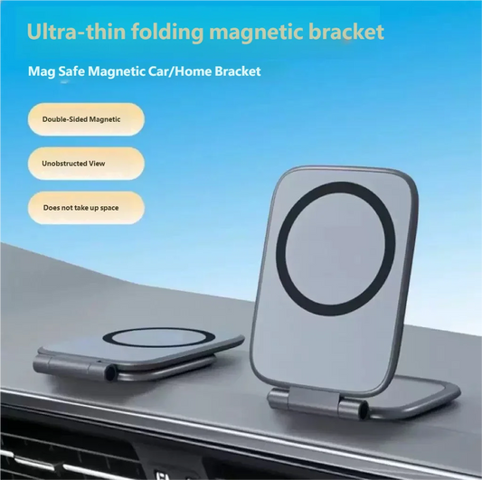 Ultra-Thin Magnetic Car Phone Holder & Desktop Stand Magnetic Phone Mount Peaceful Pleasures Health and Wellness