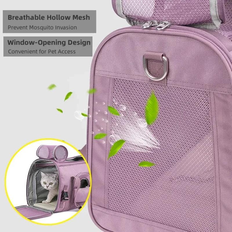 Truelove Breathable Foldable Water-Repellent Pet Backpack | TLX3971 Peaceful Pleasures Health and Wellness
