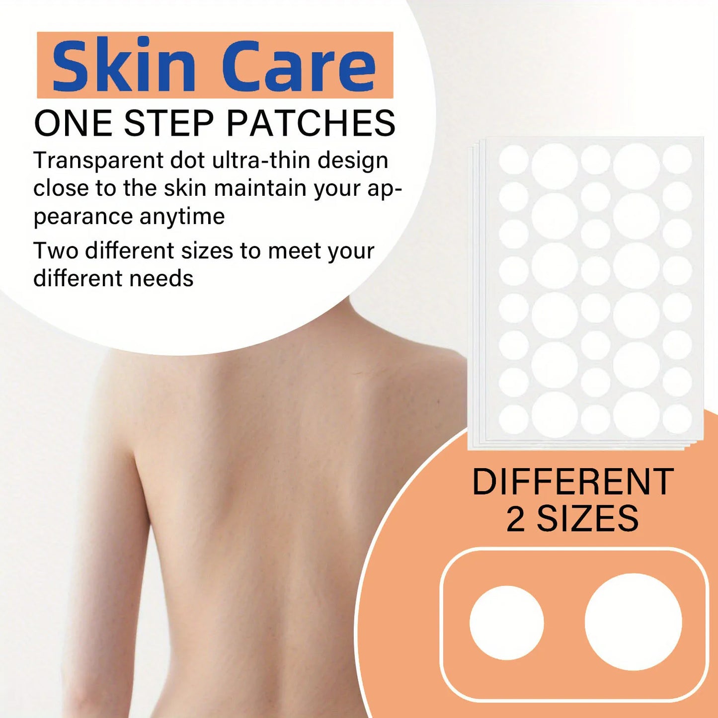 144-Piece Hydrocolloid Acne Patches – Alcohol-Free Blemish Stickers