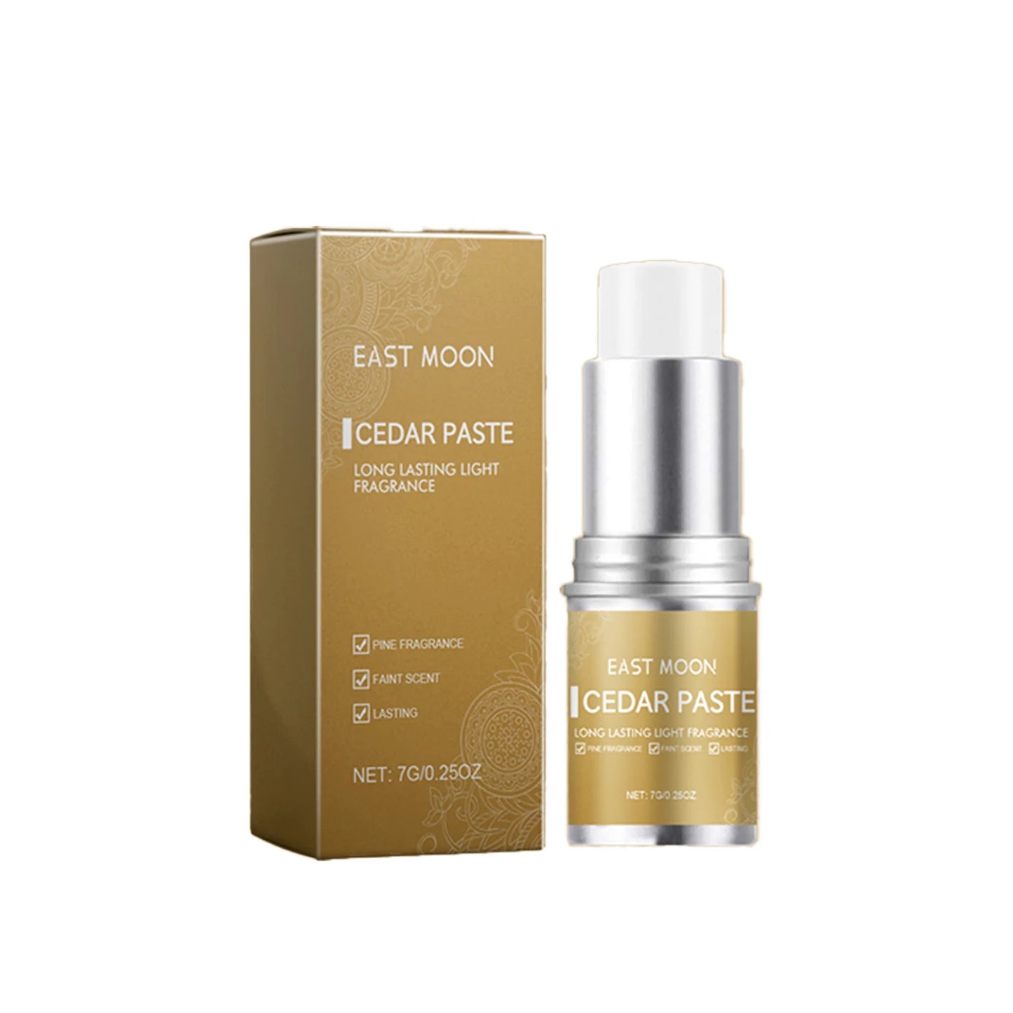 Men's Solid Perfume Stick | Alcohol-Free Woody Balm Fragrance