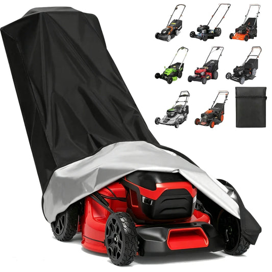 Waterproof Lawn Mower Cover | 210D Oxford Heavy Duty PA Coating Lawn Mower Cover Peaceful Pleasures Health and Wellness