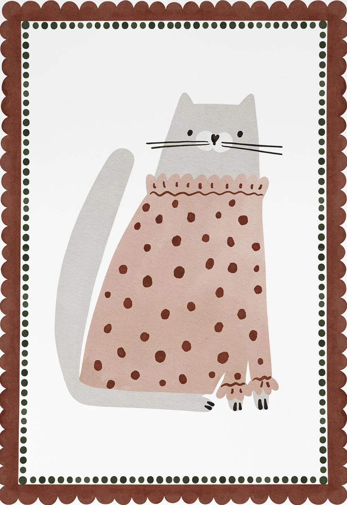 Boho Nursery Canvas Wall Art | Cute Animals Kids Room Decor