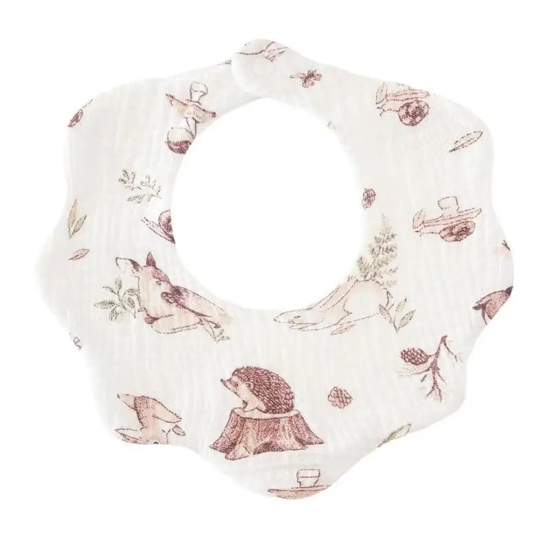 Cotton Bandana Baby Bib | Floral Teething & Drooling Bib