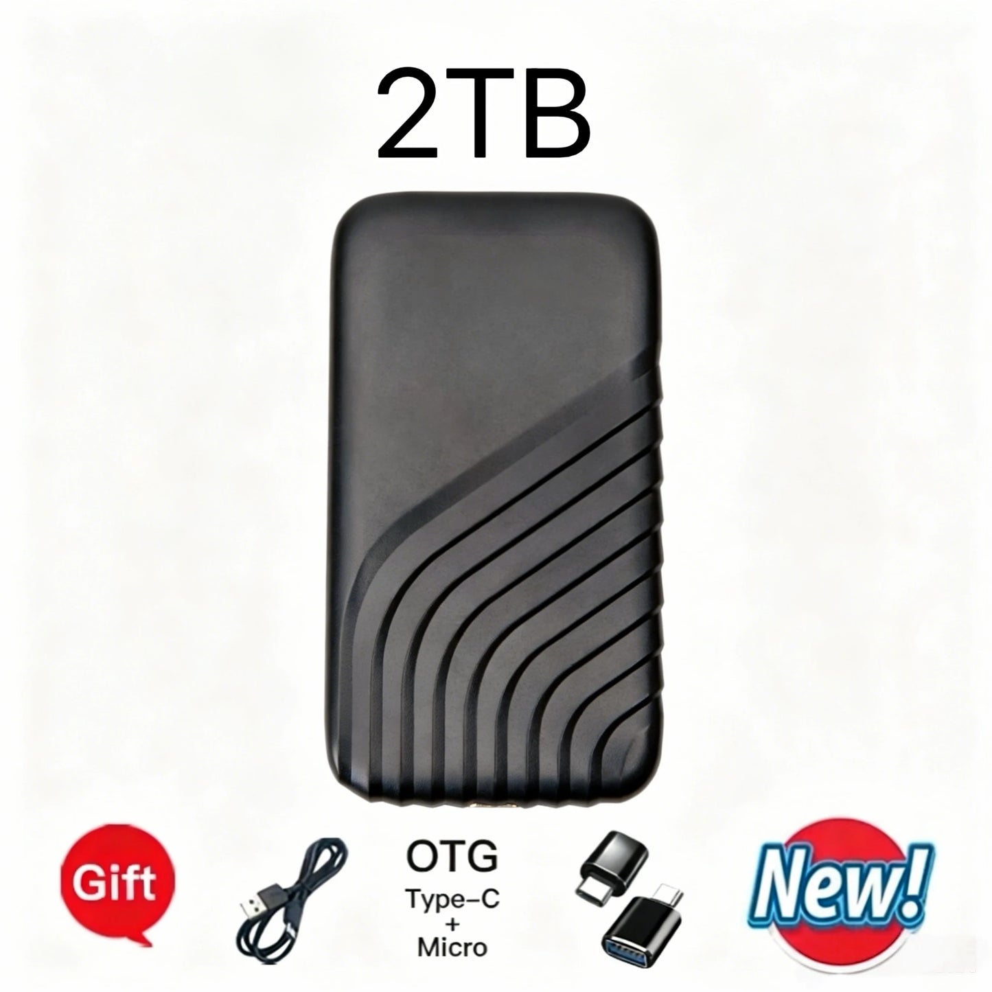 EOENKK USB 3.1 Type-C Portable External Hard Drive | PC & Mac