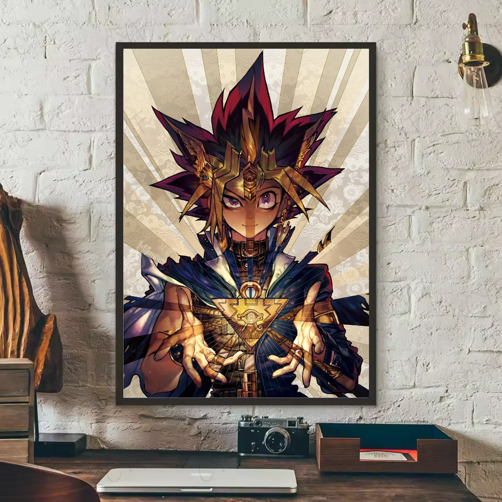 Yu-Gi-Oh! Classic Anime Poster HD Waterproof PVC Wall Art Anime Wall Poster Peaceful Pleasures Health and Wellness z2 15X20cmNoframe