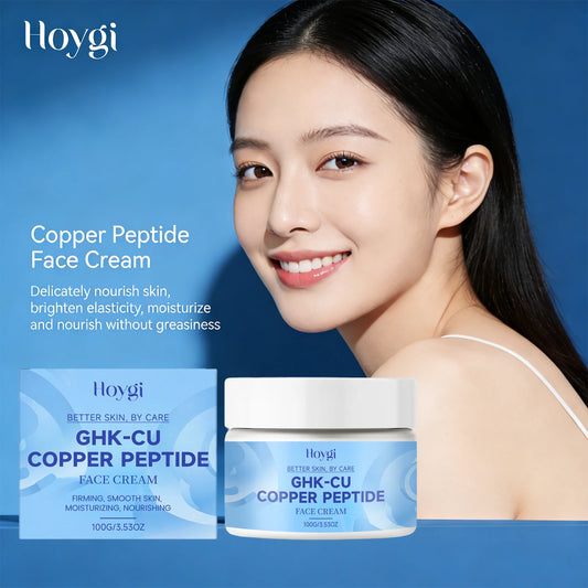 Copper Peptide Face Cream Firming Lifting Ghk-Cu Face Care Cream for Fine Lines Tightening Skin Enhance Elasticity Nourish Skin Peaceful Pleasures Health and Wellness