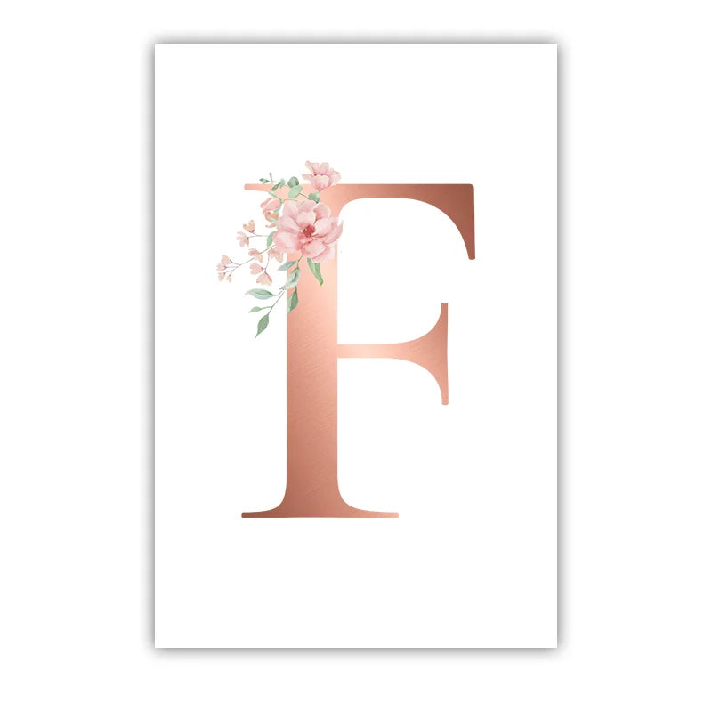 Custom Name Nursery Wall Art,pink Aesthetic wildflowers Canvas Painting, Nordic Poster Print for Baby, Toddler Kids Room Decor Peaceful Pleasures Health and Wellness