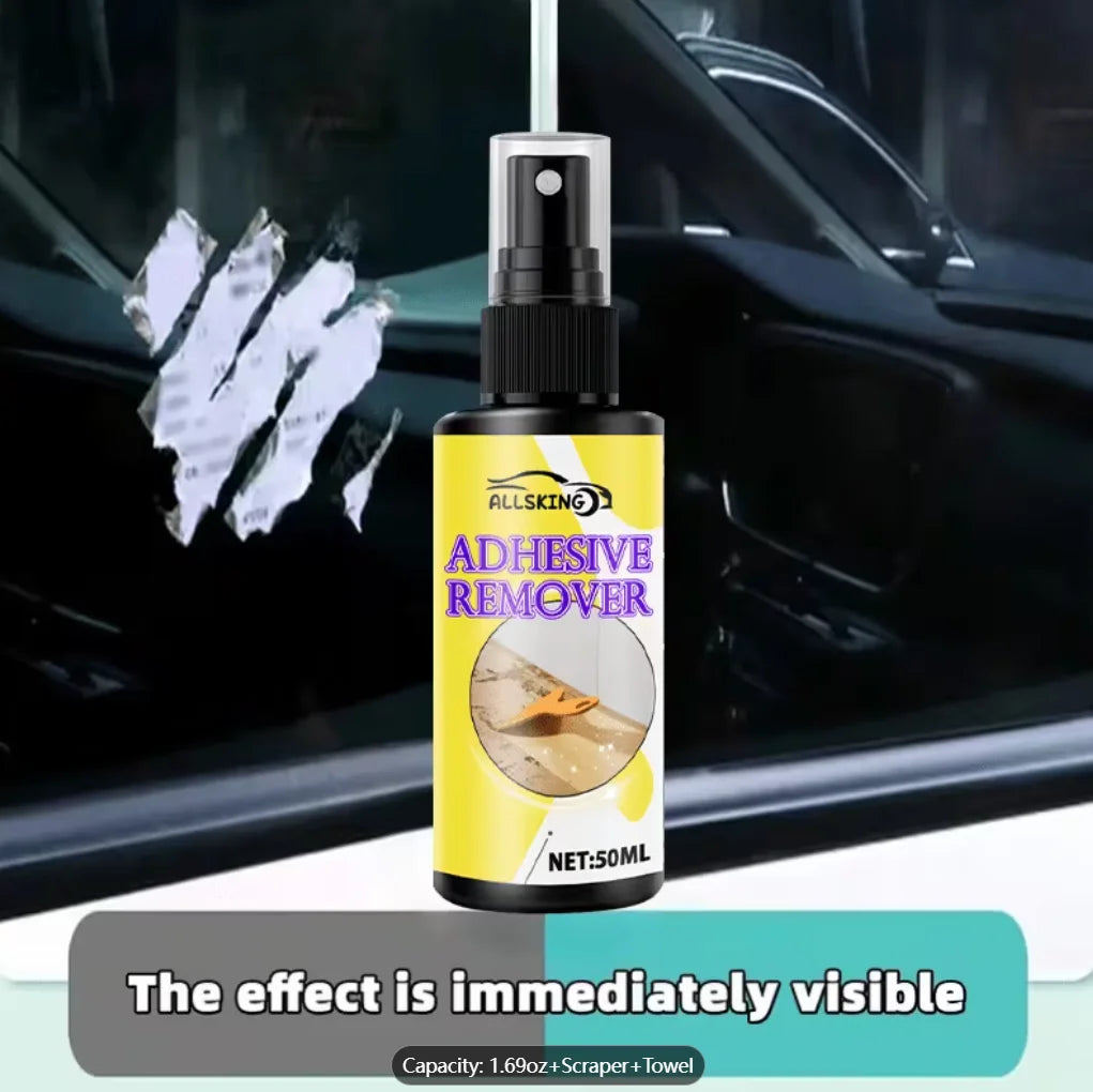 Adhesive & Sticker Remover Spray 50ml – Safe for Car & Glass