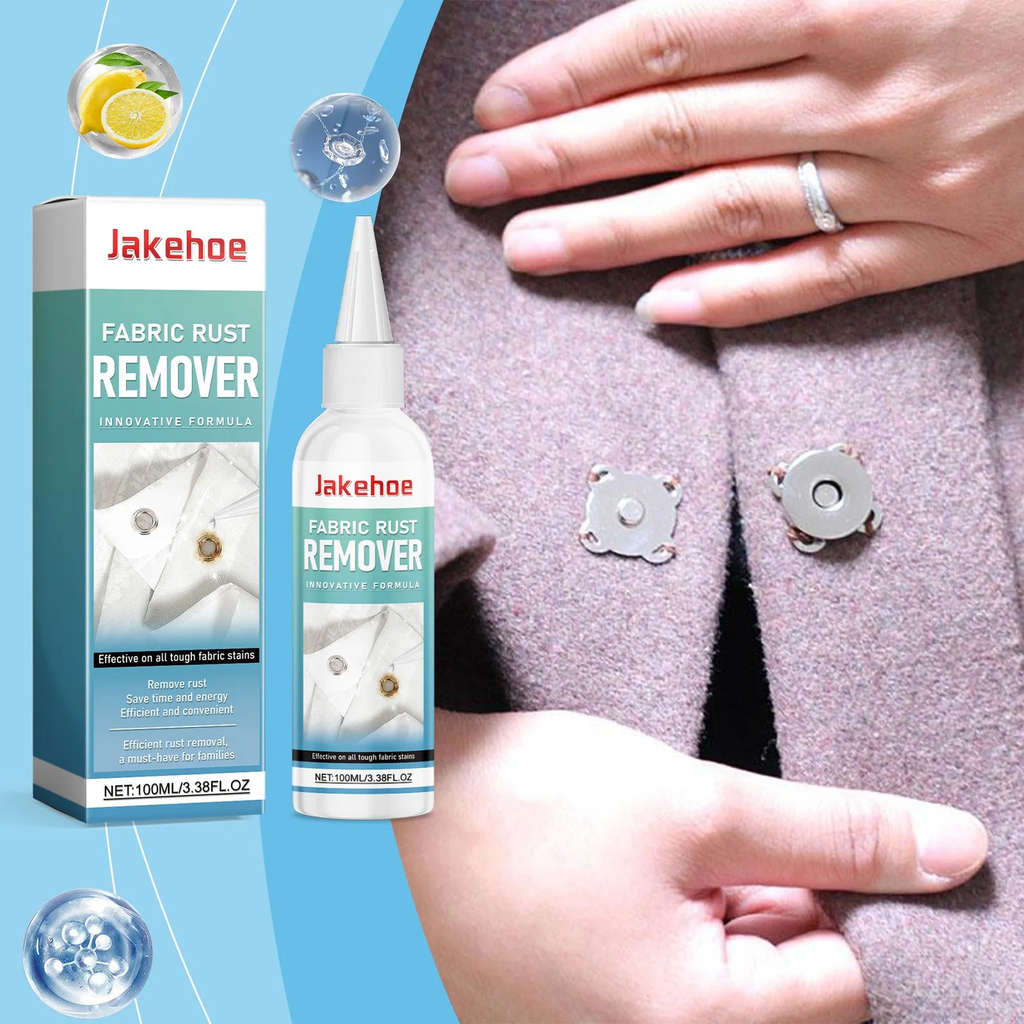 Fabric Rust Remover & Yellow Edge Cleaner | Color Safe Stain Remover