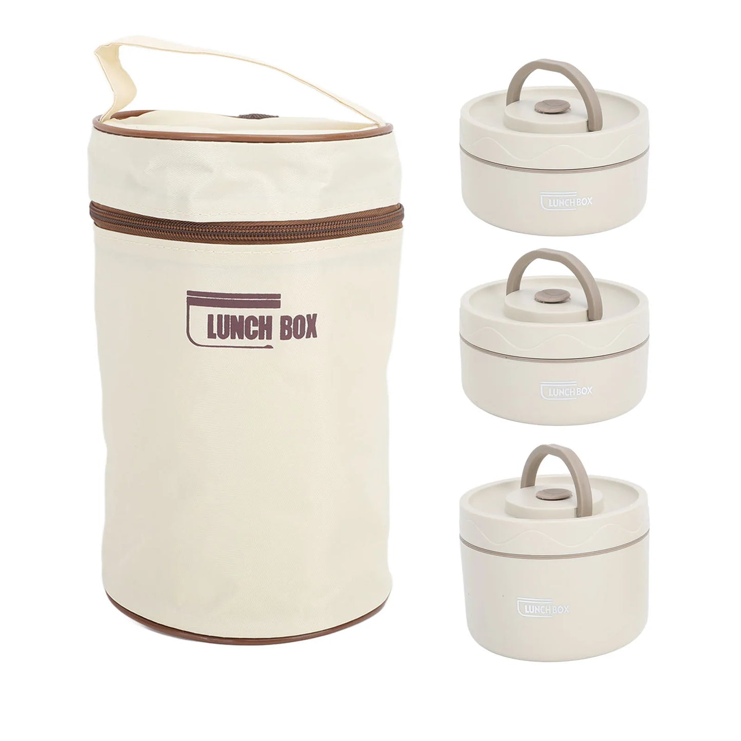 Thermal Lunch Box 304 Stainless Steel Multifunction Portable