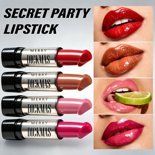 Secret Party Christmas Lipstick – Matte Shimmer Long-Wear Matte Shimmer Lipstick Oasis Select