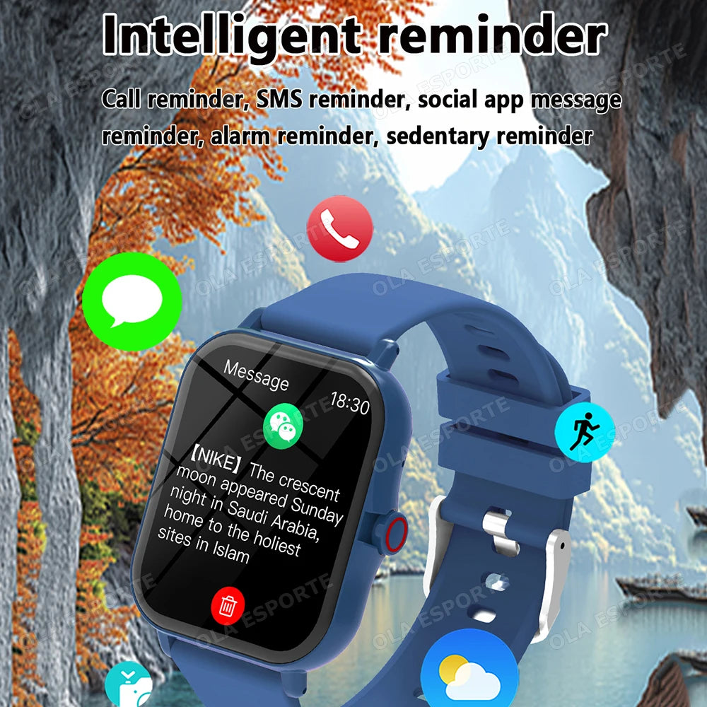 New Smart Watch Gps Tracking Bluetooth Call Message Alert Music Player Heart Rate Monitor Pedometer Smart Watch for Android IOS Peaceful Pleasures Health and Wellness