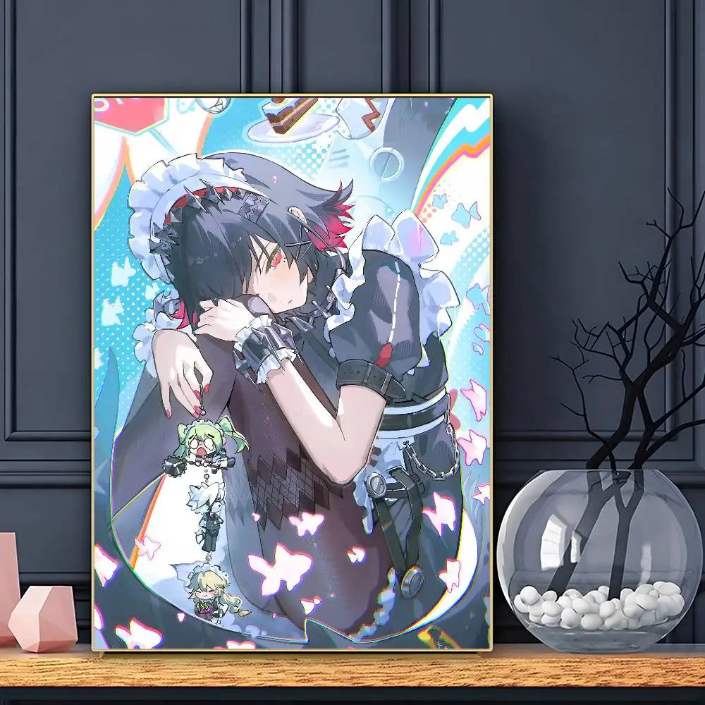 Zenless Zone Zero Ellen Joe Poster Sticky Wall Art Printing Waterproof Home Living Bed Room Bar Aesthetic Decor Peaceful Pleasures Health and Wellness z7 50x70cm Unframed