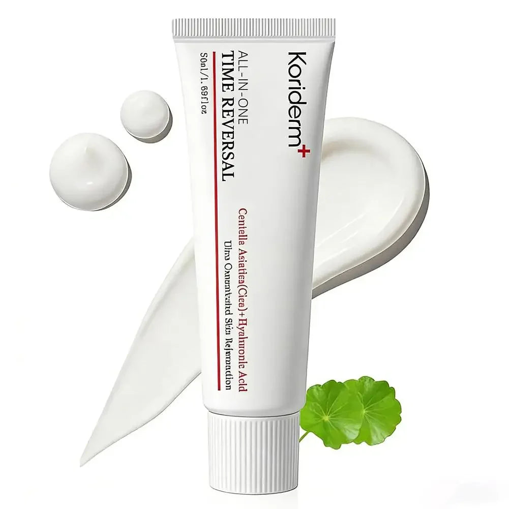 Korean Centella Asiatica Hyaluronic Acid Time Reverse Cream - Fast-Absorbing, Brightening, Ultra Oxidative Stress Reformation Peaceful Pleasures Health and Wellness 50ml