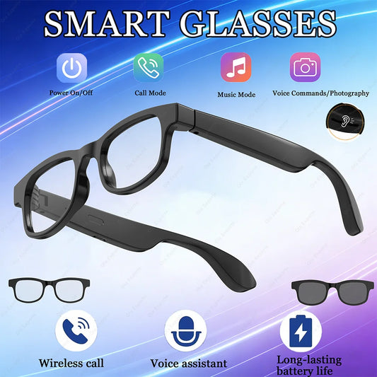 2026 New Smart Glasses Smart Audio Sunglasses BT Glasses Music Playback Voice Assistant For Office Driving Cycling Outdoor Sport Peaceful Pleasures Health and Wellness