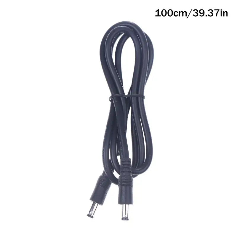 Male Plug To Male Power Supply Adapter Wire For LED Light Speaker J60A DC5521 To DC5521 Cable Cord 18AWG DC5.5mm X 2.1mm Peaceful Pleasures Health and Wellness A2