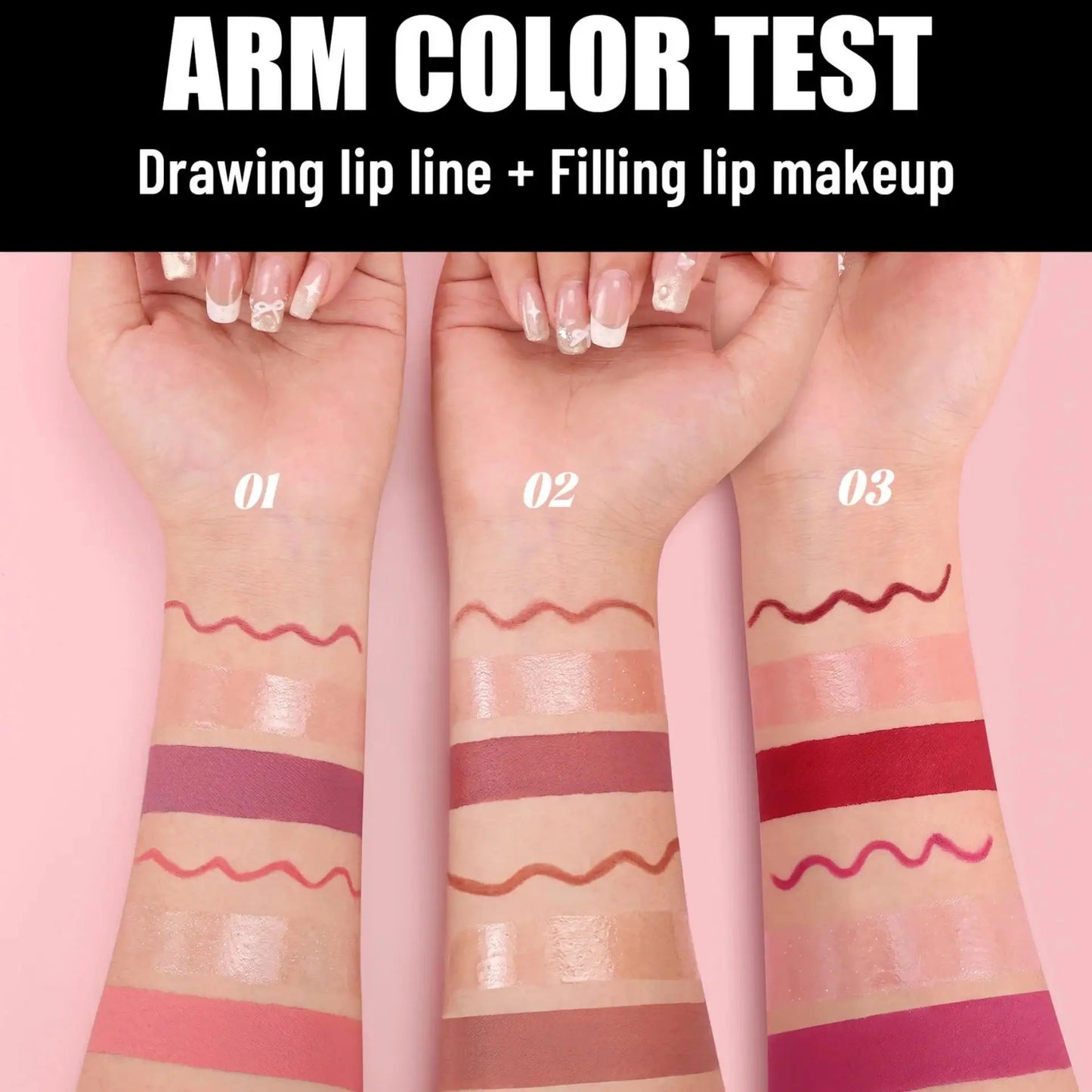 Handaiyan 6-Piece Matte Lipstick Set – Waterproof & Long-Lasting