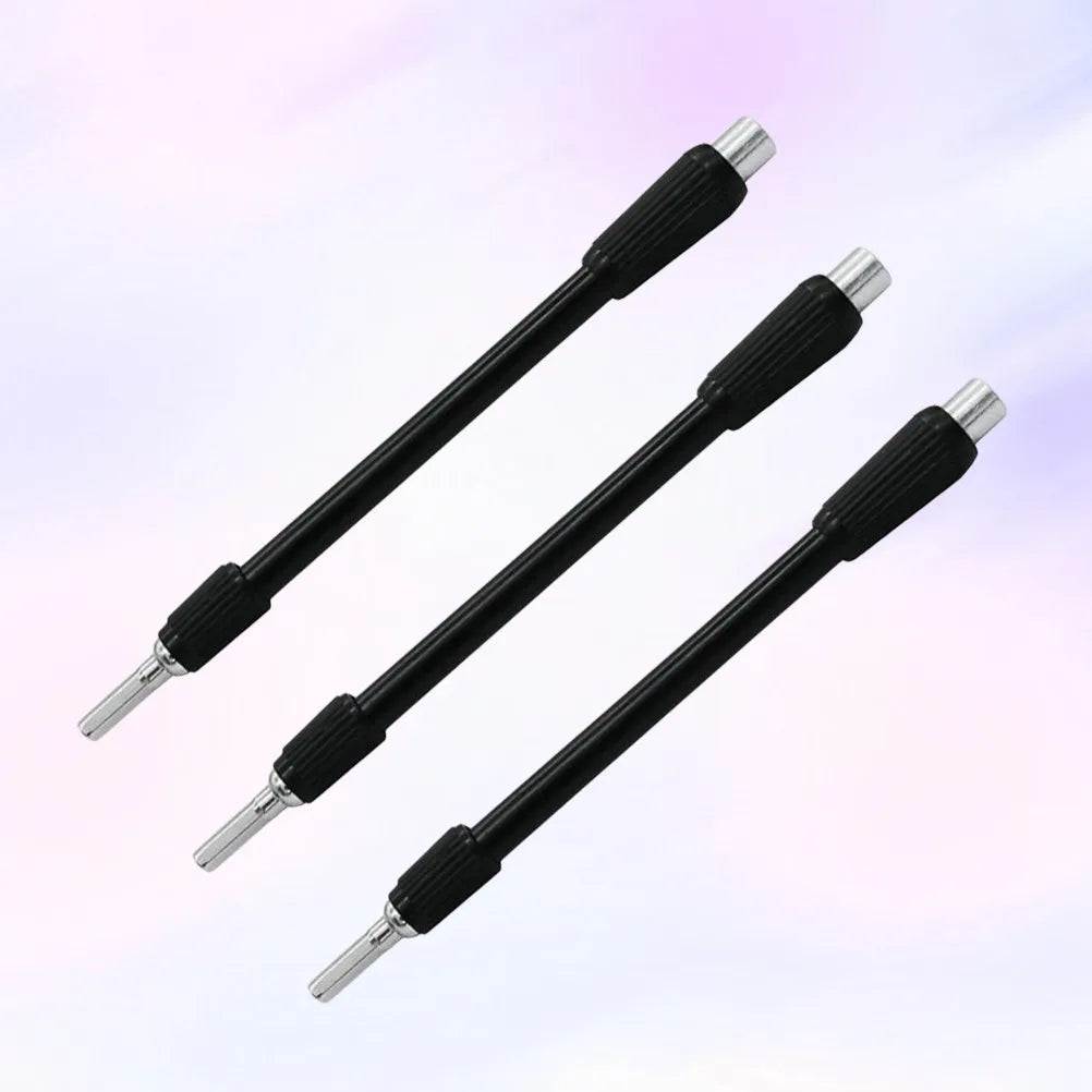 3Pcs 129Mm Drill Bit Extension Shaft Flexible Plastic Shaft for Hard-to-Reach Screws Compatible with Manual Wrench Power Tools Peaceful Pleasures Health and Wellness